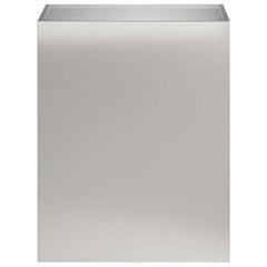 vidaXL Garden Planter Silver 40 x 30 x 40 cm Stainless Steel 3