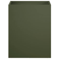 vidaXL Garden Planter 2 pcs Olive Green 40 x 30 x 50 cm 4