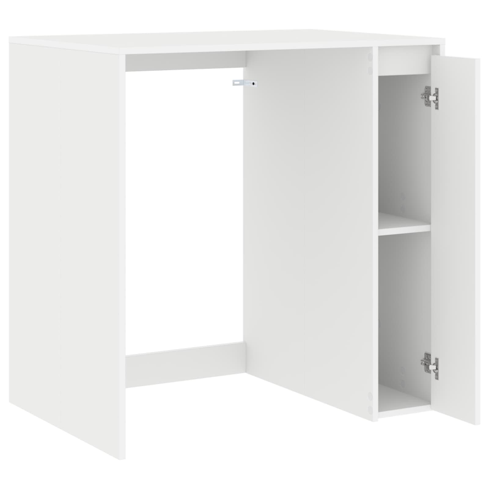 vidaXL Wash Machine Cabinet White 87 x 60 x 89 cm Engineered wood 5