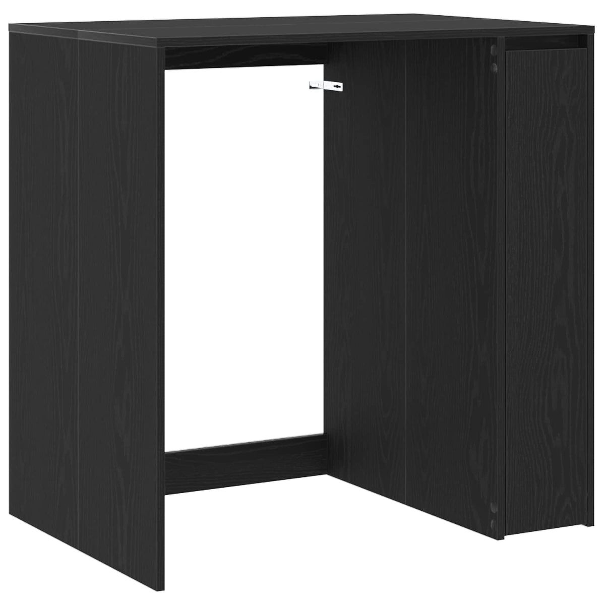 vidaXL Wash Machine Cabinet Black Oak 87 x 60 x 89 cm Engineered wood 2