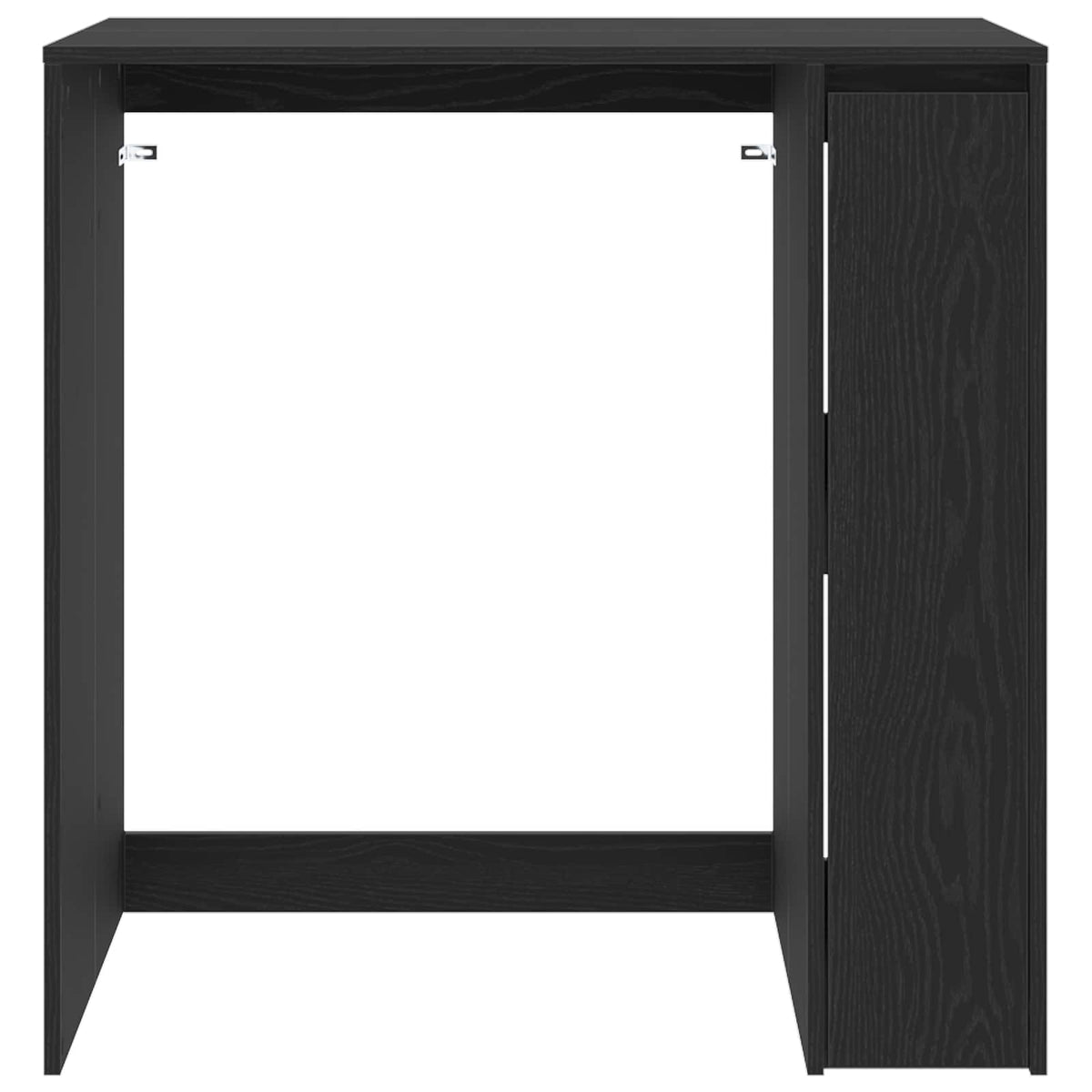 vidaXL Wash Machine Cabinet Black Oak 87 x 60 x 89 cm Engineered wood 6
