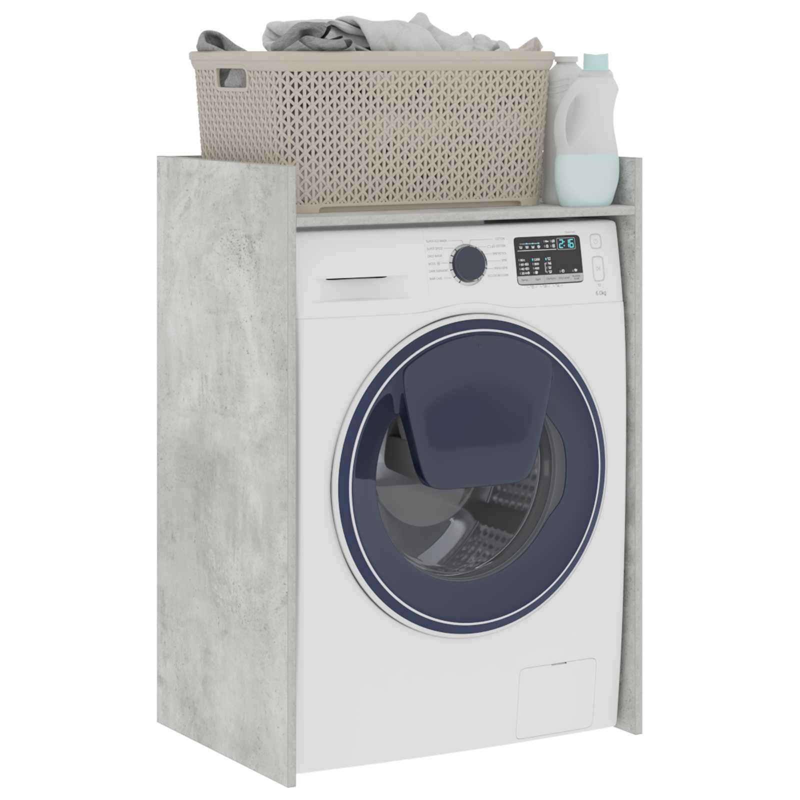 vidaXL Wash Machine Cabinet Concerte 67.5 x 48 x 97 cm Engineered wood 3