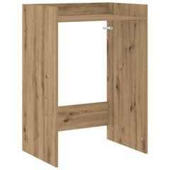 vidaXL Wash Machine Cabinet Artisian Oak 67.5 x 48 x 97 cm 2