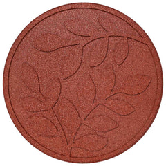 Stepping Stone 6 pcs Ø 44 x 2 cm Rubber Red