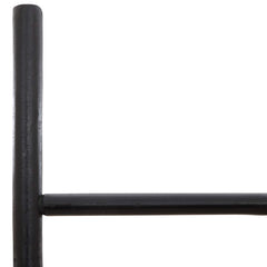 vidaXL Blanket Ladder Black 50 x 190 cm Bamboo 3