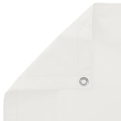 vidaXL Balcony Screen 100 x 600 cm Oxford Fabric Rectangular White 4