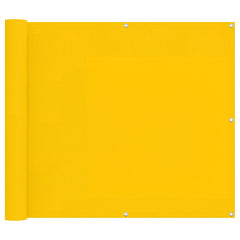 Balcony Screen 100 x 800 cm Oxford Fabric Rectangular Width 100 cm Drop 800 cm Yellow