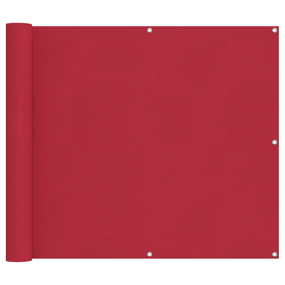 vidaXL Balcony Screen Rectangular 100 x 800 cm Oxford Fabric Red 2