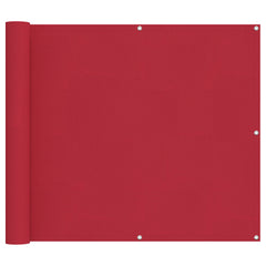 vidaXL Balcony Screen Rectangular 100 x 800 cm Oxford Fabric Red 2