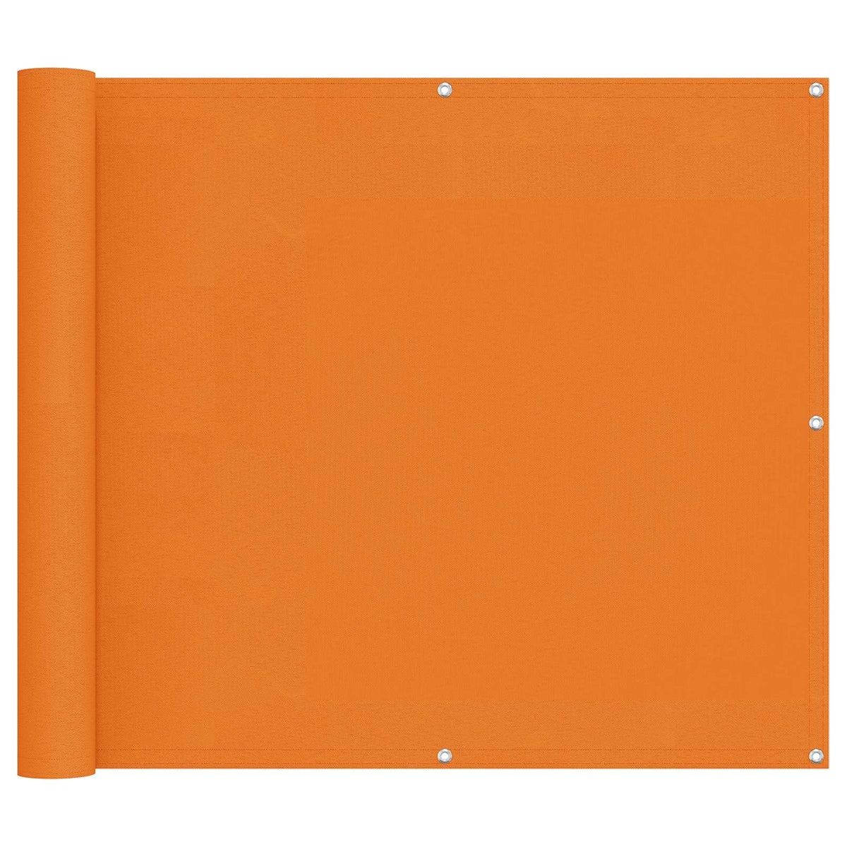 vidaXL Balcony Screen 100 x 800 cm Oxford Fabric Rectangular Orange 2