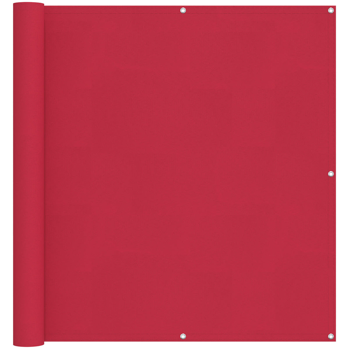 vidaXL Balcony Screen 120 x 800 cm Oxford Fabric Rectangular Burgundy 2