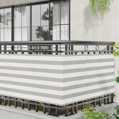 vidaXL Balcony Screen 75 x 600 cm Oxford Fabric Rectangular 3