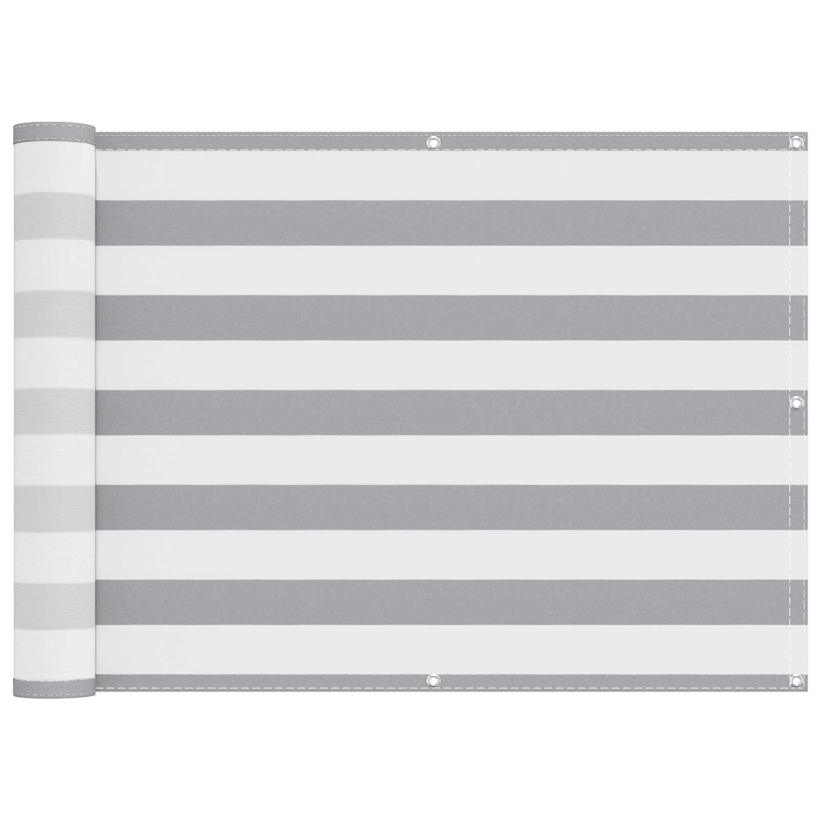 vidaXL Balcony Screen 75 x 600 cm Oxford Fabric Rectangular 2