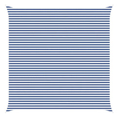 Sunshade Sail Oxford Fabric Square 6x6 m Width 6 m Blue and white