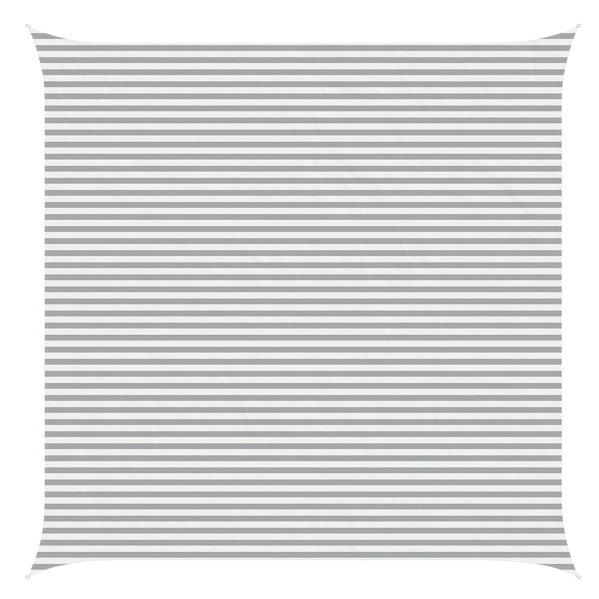 Sunshade Sail Oxford Fabric Square 6x6 m Width 6 m Light grey and white