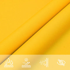 vidaXL Sun Shade Sail Yellow 2.5 x 6 m 100% Polyester Oxford 6