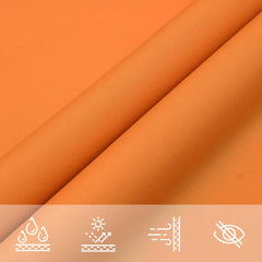 vidaXL Sun Shade Sail Orange 2.5 x 6 m 100% Polyester Oxford 6