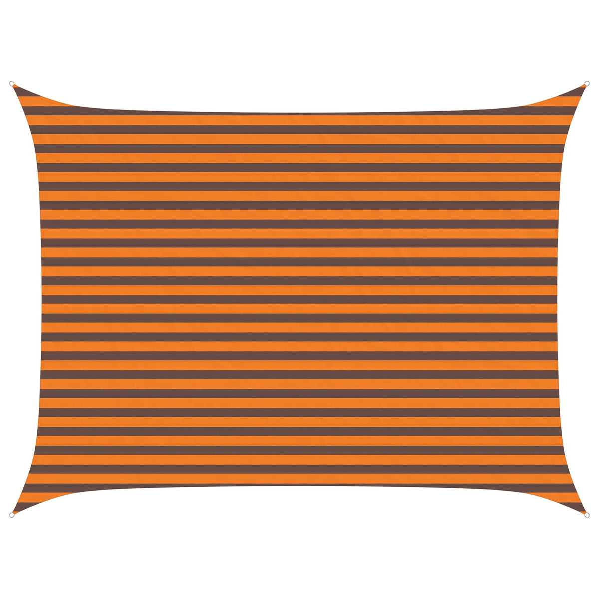Sunshade Sail Oxford Fabric Rectangular 3x4 m Width 3 m Drop 4 m Orange and brown
