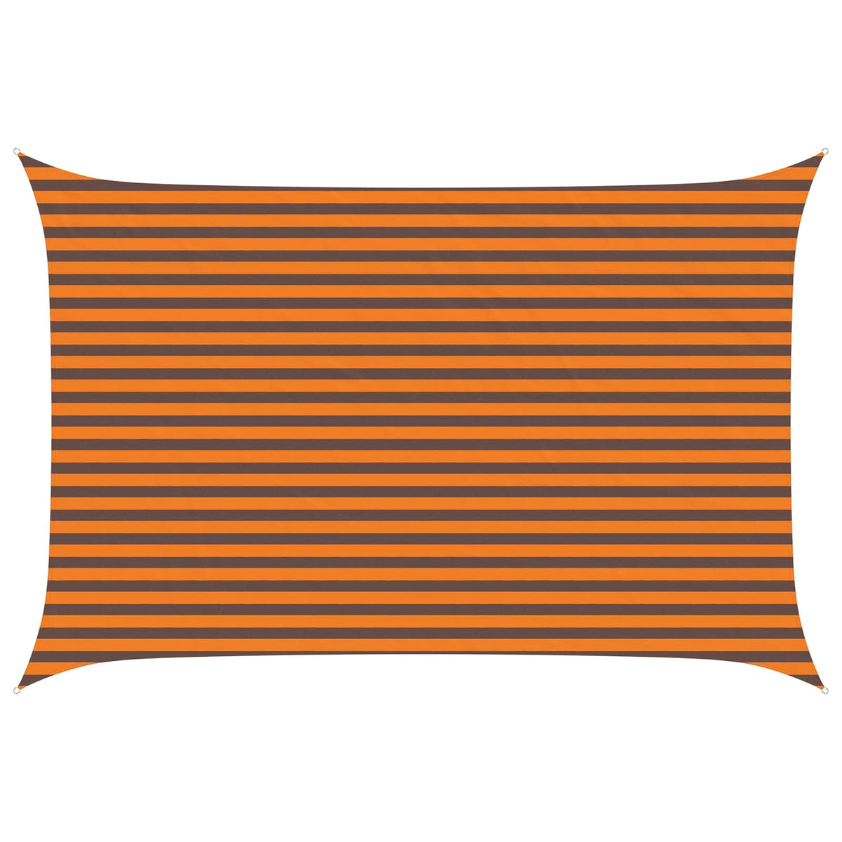 Sunshade Sail Oxford Fabric Rectangular 3x4.5 m Width 3 m Drop 4.5 m Orange and brown