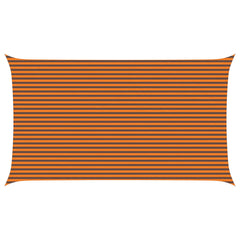 Sunshade Sail Oxford Fabric Rectangular 4x7 m Width 4 m Drop 7 m Orange and brown