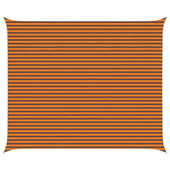 Sunshade Sail Oxford Fabric Rectangular 5x6 m Width 5 m Drop 6 m Orange and brown