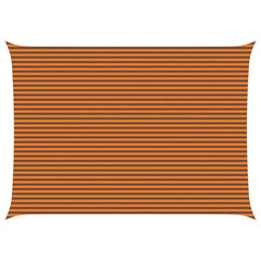 vidaXL Sun Shade Sail Orange and Brown 7 x 5 m 100% Polyester Oxford 2