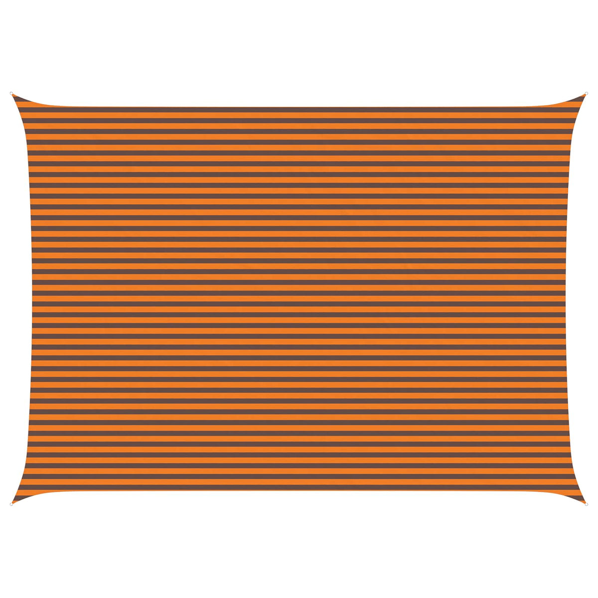Sunshade Sail Oxford Fabric Rectangular 5x7 m Width 5 m Drop 7 m Orange and brown