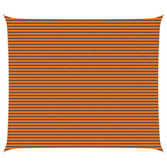 vidaXL Sun Shade Sail Orange and Brown 7 x 6 m 100% Polyester Oxford 2