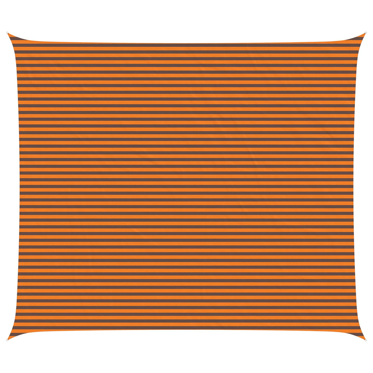 Sunshade Sail Oxford Fabric Rectangular 6x7 m Width 6 m Drop 7 m Orange and brown