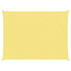 vidaXL Sun Shade Sail Yellow and White 8 x 6 m 100% Polyester Oxford 2