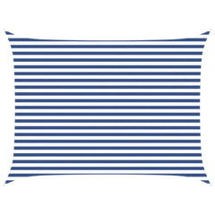 vidaXL Sun Shade Sail Blue and White 4 x 3 m 100% Polyester Oxford 2