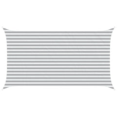 vidaXL Sun Shade Sail Light Grey and White 4,5 x 2,5 m 2