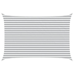vidaXL Sun Shade Sail Light Grey and White 4.5 x 3 m 2