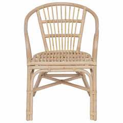 vidaXL Stacking Chair Natural 58 x 60 x 81 cm Rattan 4