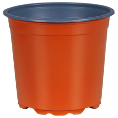 vidaXL Round Flower Pot 100 pcs Terracotta Ø 15 x 13 cm Plastic 2
