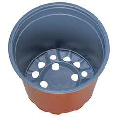 vidaXL Round Flower Pot 100 pcs Terracotta Ø 15 x 13 cm Plastic 6