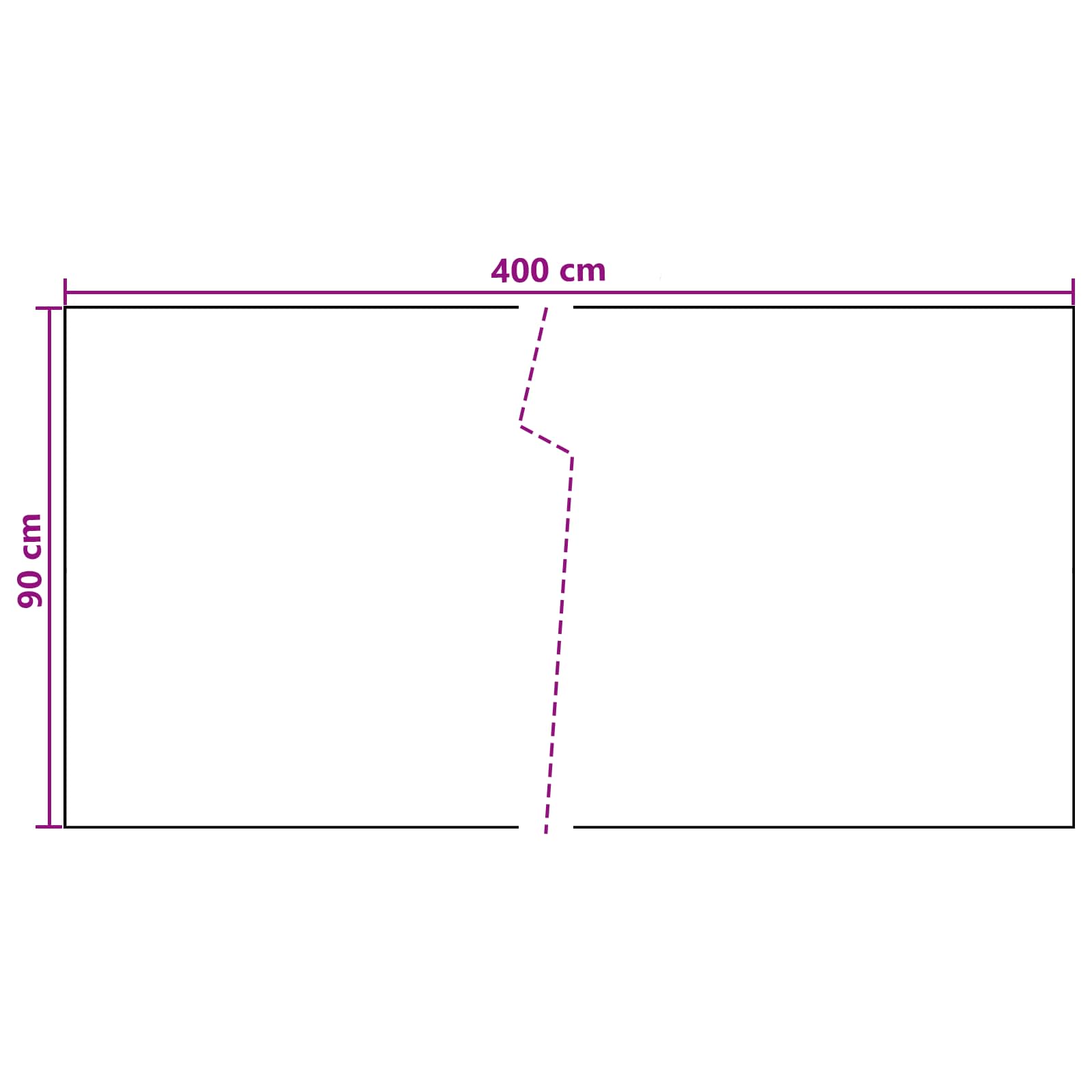 vidaXL Balcony Screen Dark Grey 400 x 90 cm Poly Rattan 5