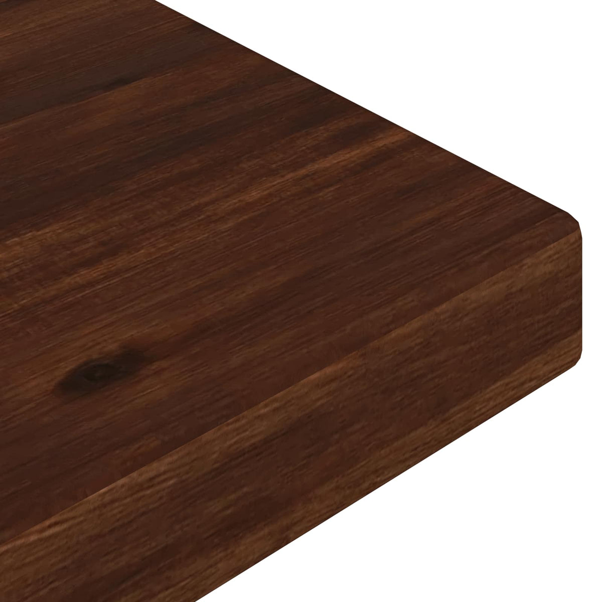 Table Top Dark Brown Rectangular Depth 20 cm 150 cm