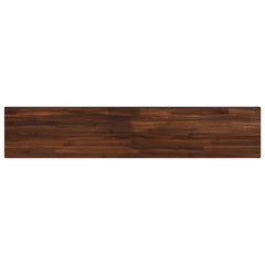 Table Top Dark Brown Rectangular Depth 20 cm 150 cm