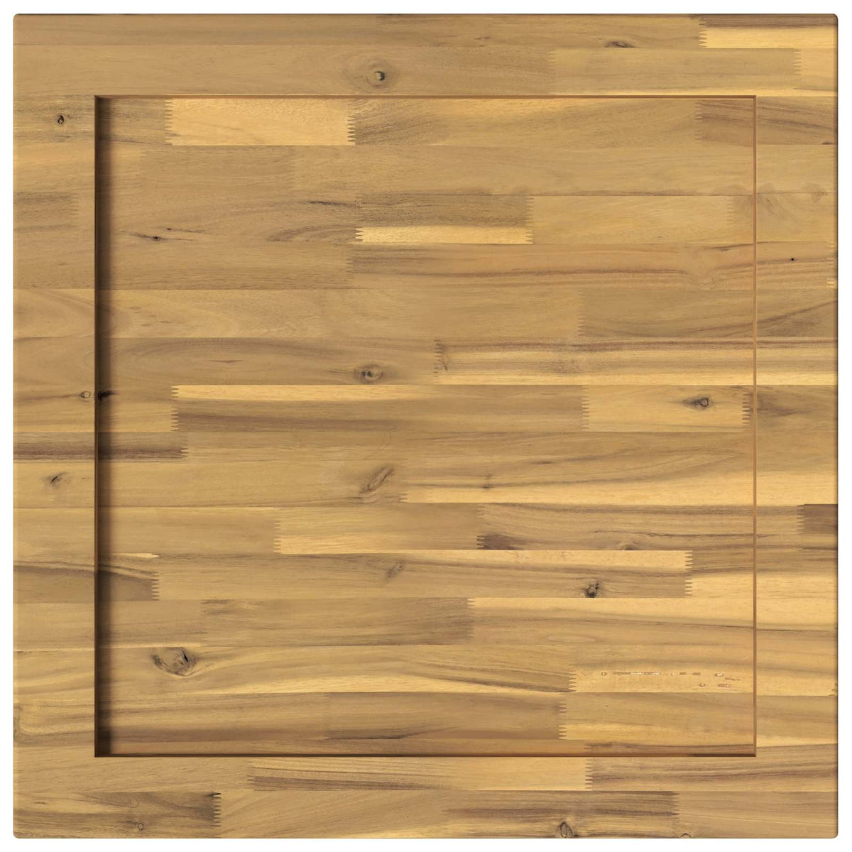 vidaXL Rectangular Table Top 60 x 60 x 3.2 cm Square Solid Acacia Wood 5
