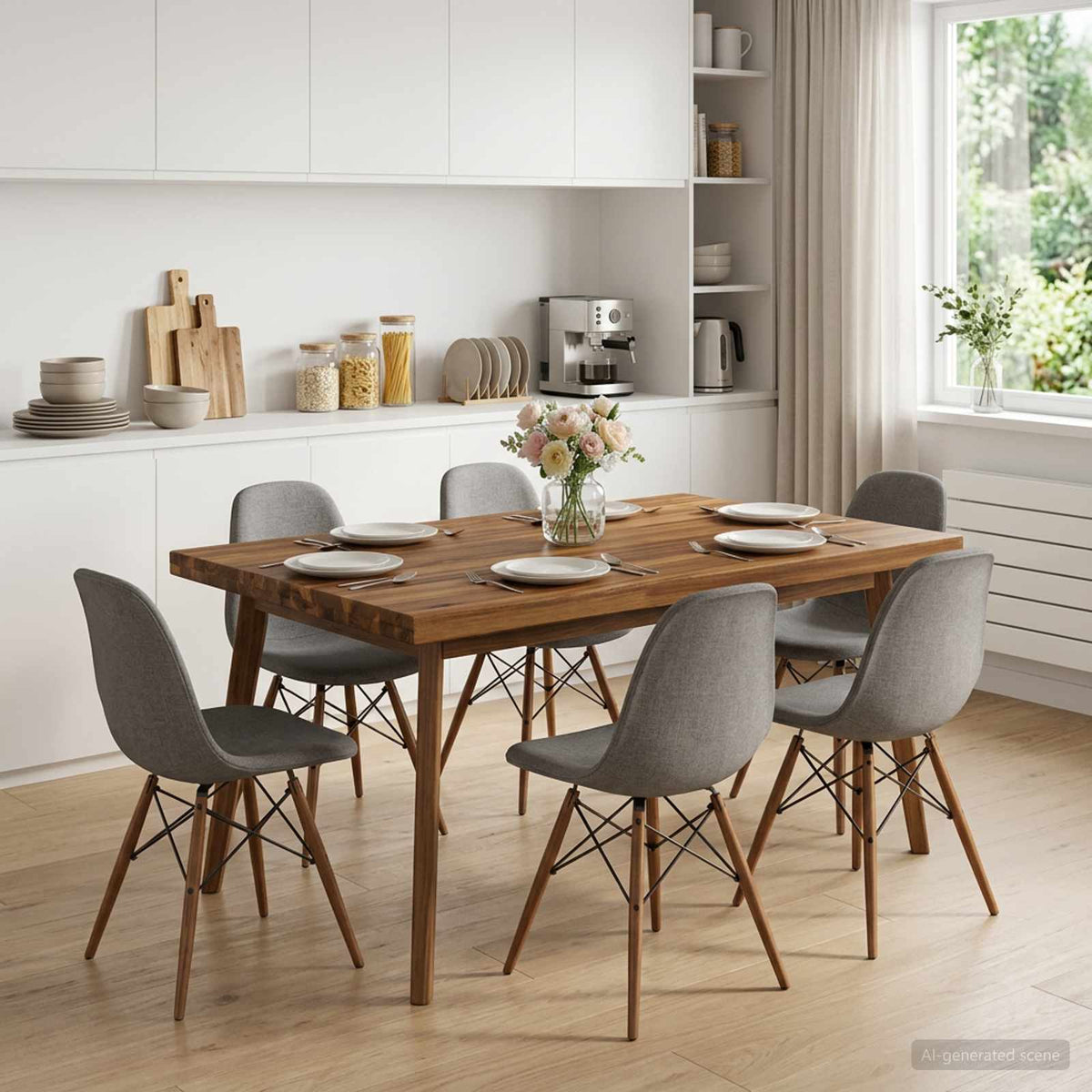 Table Top Natural Rectangular Depth 70 cm 70 cm