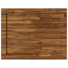 Table Top Natural Rectangular Depth 70 cm 100 cm