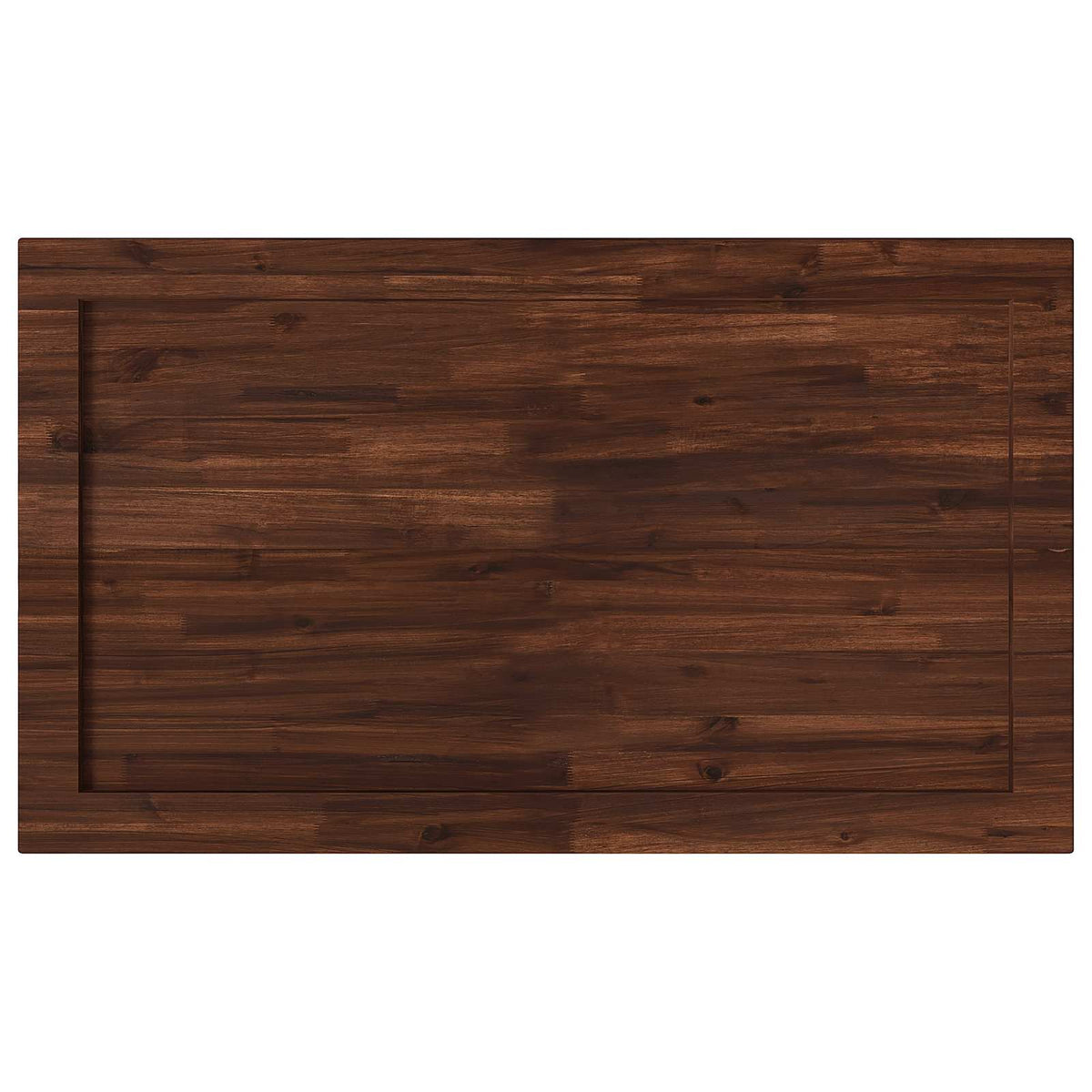 Table Top Dark Brown Rectangular Depth 70 cm 120 cm