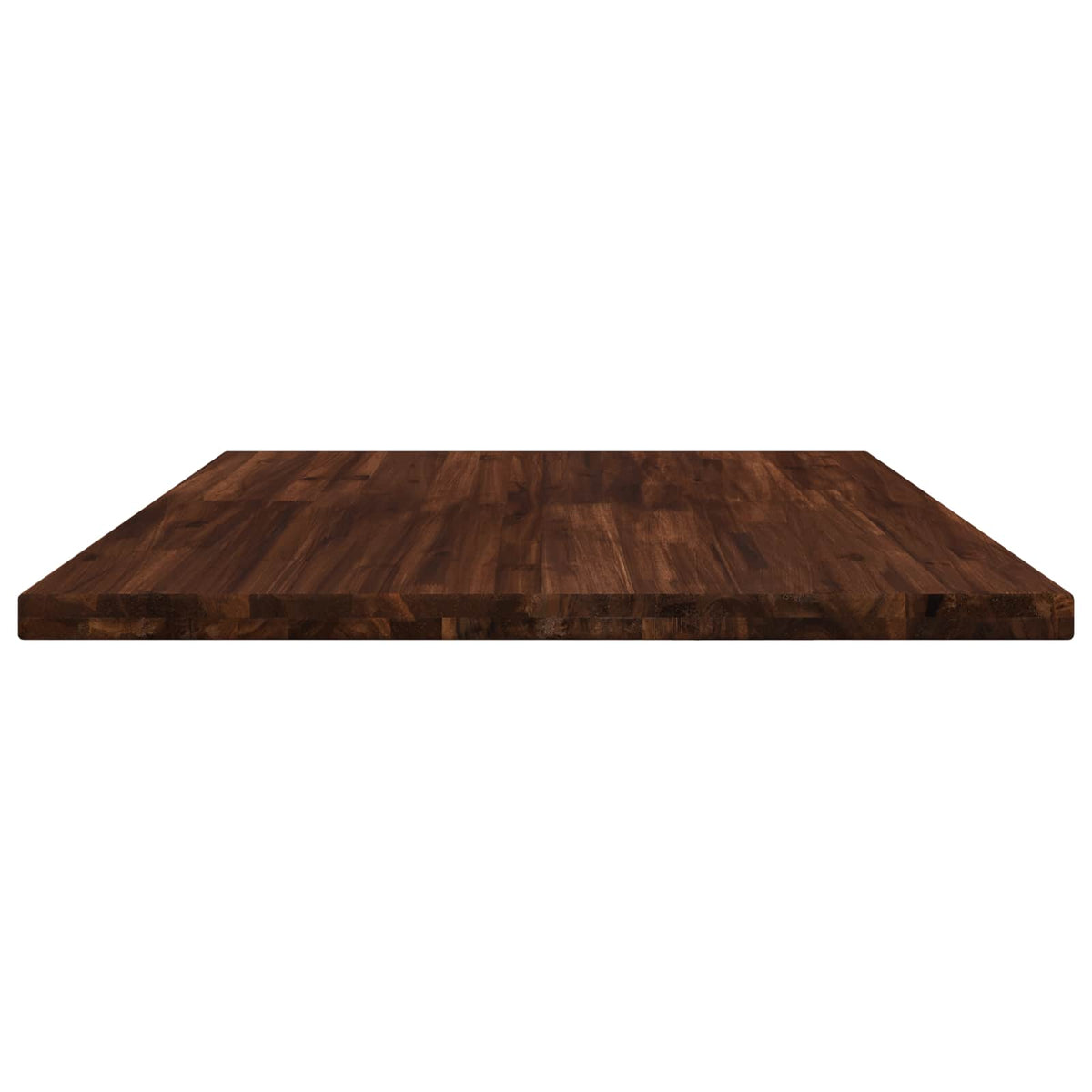 Table Top Dark Brown Rectangular Depth 80 cm 80 cm
