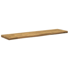 Live Edge Table Top Rectangular Whitewash Side Depth