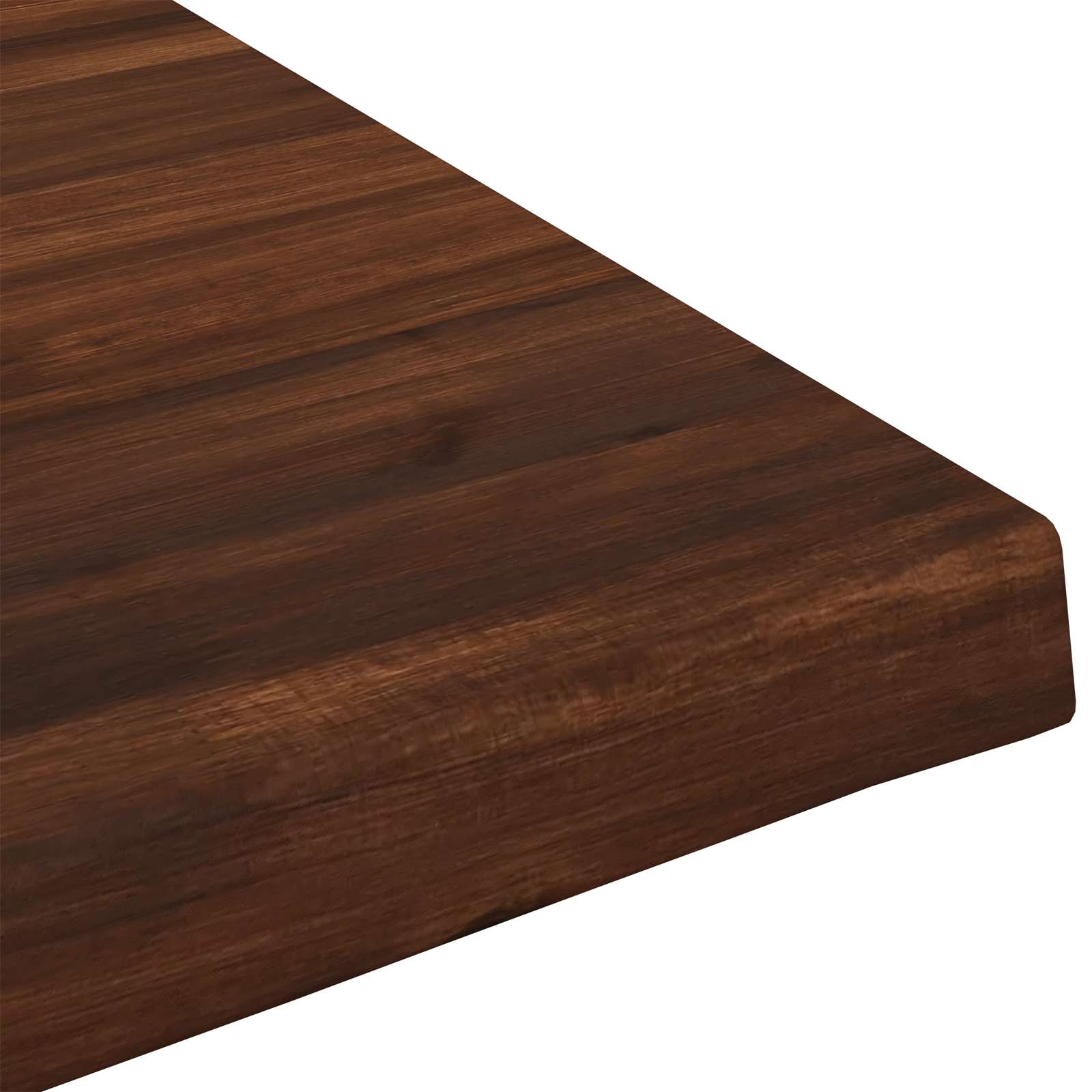 vidaXL Live Edge Table Top 70 x 50 x 3.5 cm Rectangular Dark Brown 6