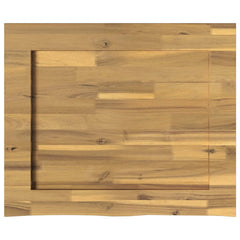 vidaXL Live Edge Table Top 80 x 50 x 3.2 cm Rectangular 5