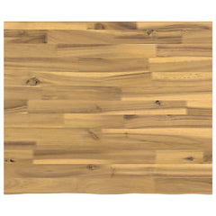 vidaXL Live Edge Table Top 80 x 50 x 3.2 cm Rectangular 2