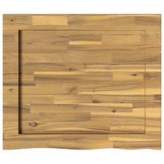 vidaXL Live Edge Table Top 70 x 60 x 3.2 cm Rectangular 5