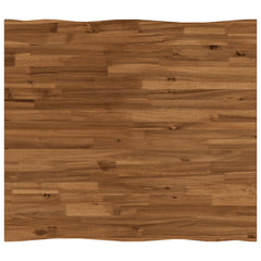 Live Edge Table Top Rectangular Natural Live Edge 2 Sides Depth 80 cm 90 cm